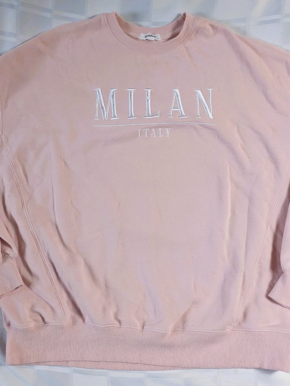 MILAN ITALY PINK SWEATER BY GARAGE SIZE SMALL WOMEN'S LONG SLEEVE SHIRT PULLOVER